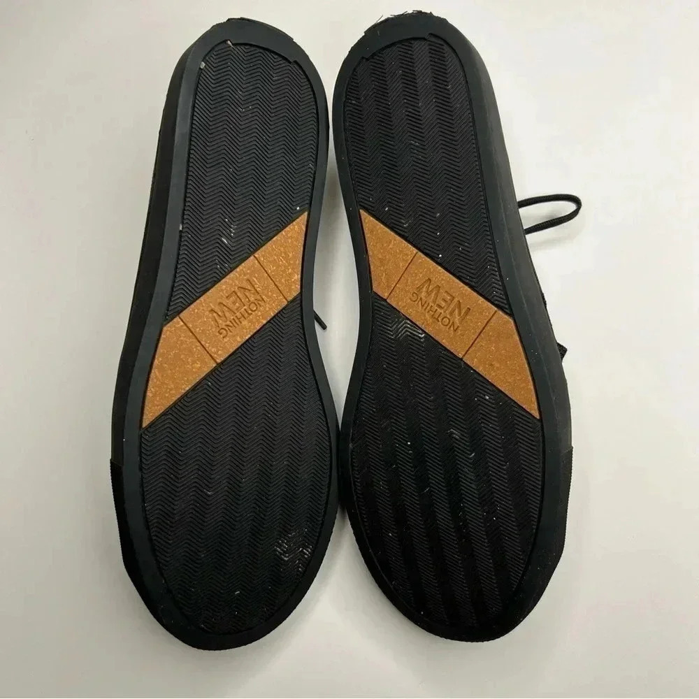 Nothing New Sneakers Classic Low Top Shoe Black Canvas Womens 9 - Picture 5 of 7
